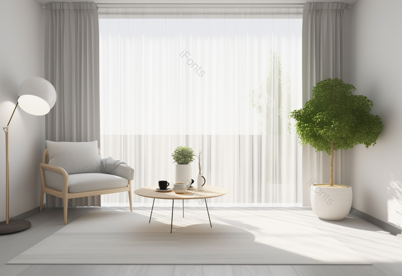 现代简约室内客厅绿植摆放背景,高清,摄影图,摄影图片,图片大全,摄影图免费下载